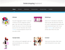 Tablet Screenshot of outlet-shopping-nederland.nl